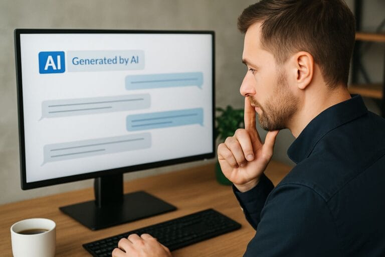Artikel 50 der KI-Verordnung definiert eine Transparenzflicht beim Einsatz von KI im Unternehmen,